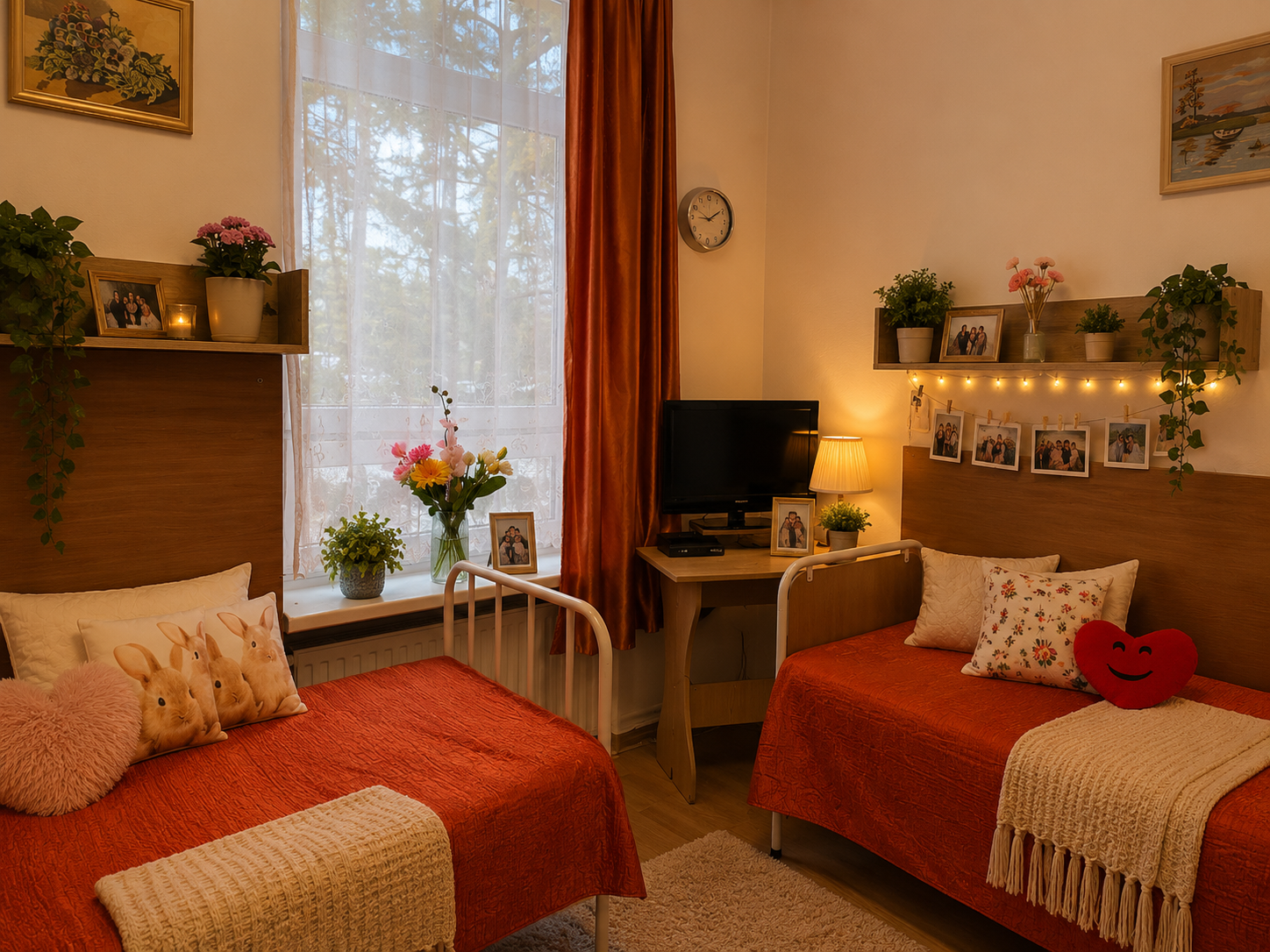 3 fős apartman – 2 ágyas szobája 2