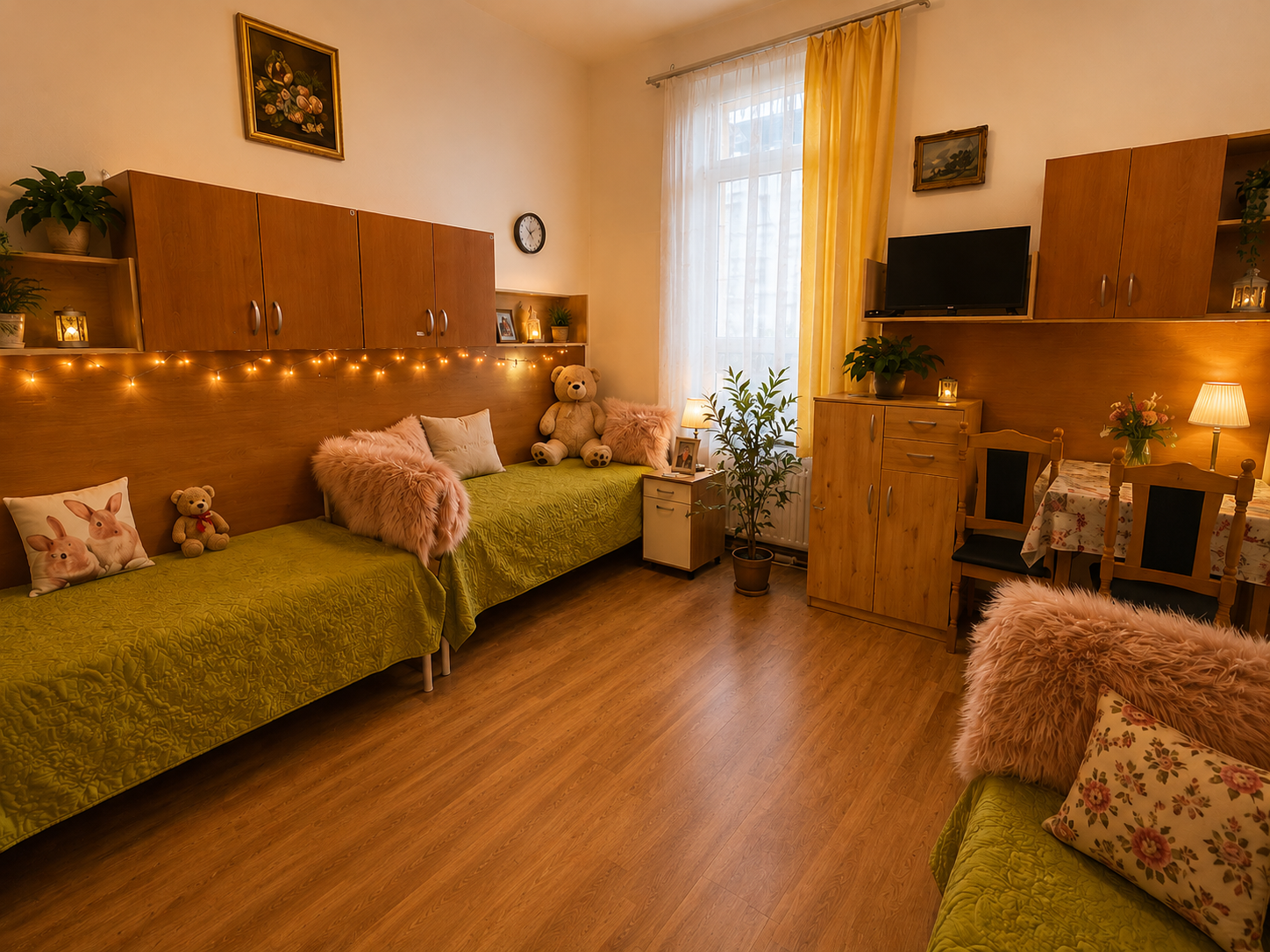 3 fős apartman – 3 ágyas szobája 2